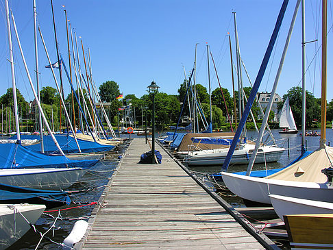 Fotos Bootsverleih und Hafen auf der Außenalster | Hamburg