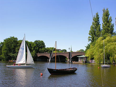 Bootsverleih und Hafen auf der Außenalster