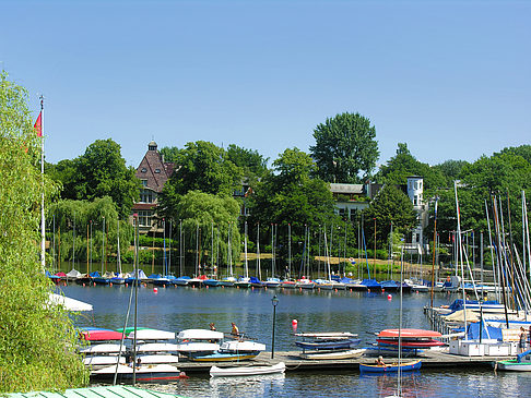 Bootsverleih und Hafen auf der Außenalster