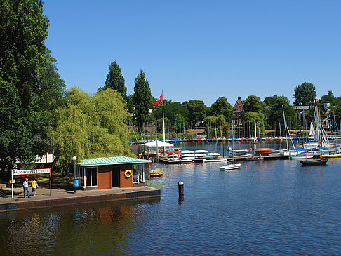 Foto Bootsverleih und Hafen auf der Außenalster - Hamburg