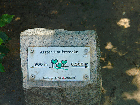 Foto Jogginstrecke um die Außenalster