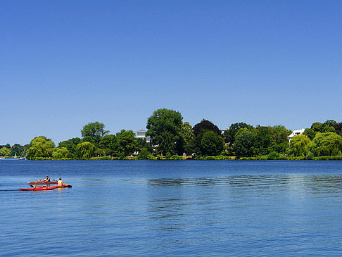 Foto Kanufahrt auf der Außenalster - Hamburg