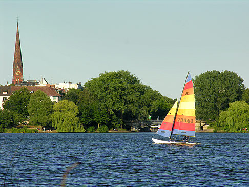 Fotos Segeln auf der Außenalster