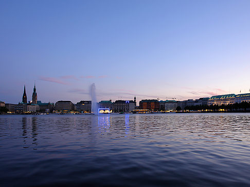 Foto Binnenalster am Abend