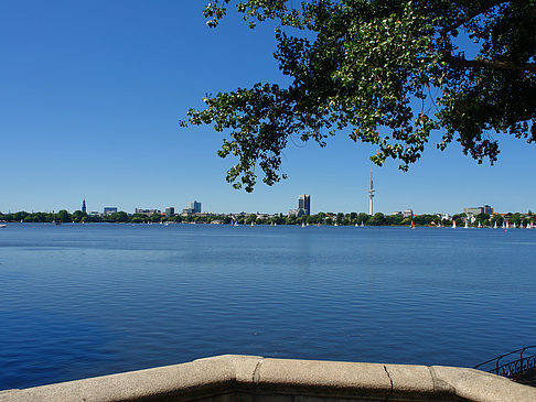 Foto Brücke an der Binnenalster - Hamburg