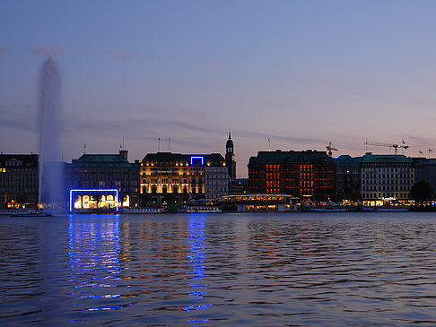 Fontäne auf der Binnenalster