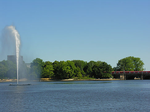 Fontäne auf der Binnenalster