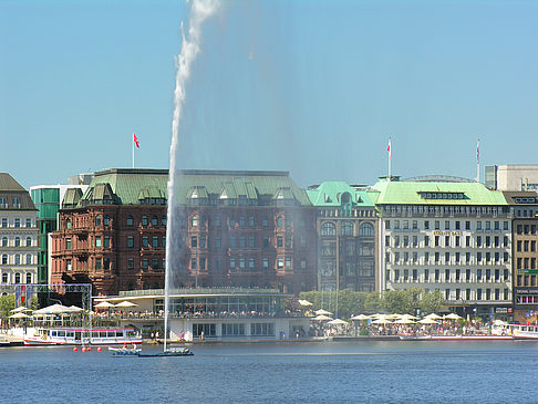 Foto Fontäne auf der Binnenalster