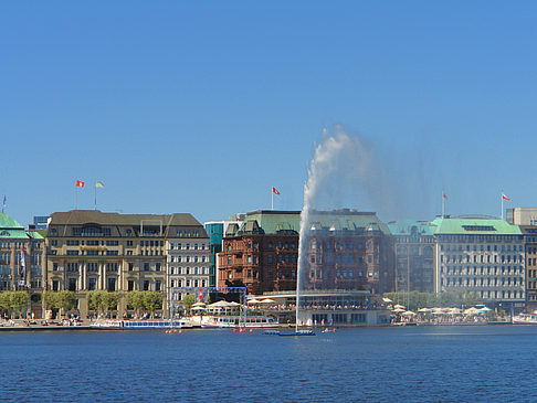 Fotos Fontäne auf der Binnenalster