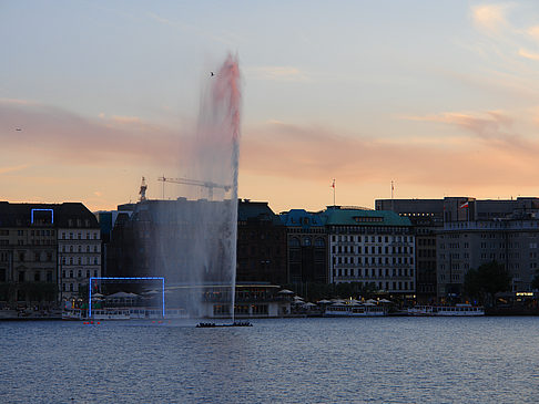 Fotos Fontäne auf der Binnenalster