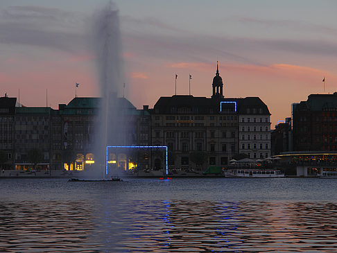 Fontäne auf der Binnenalster