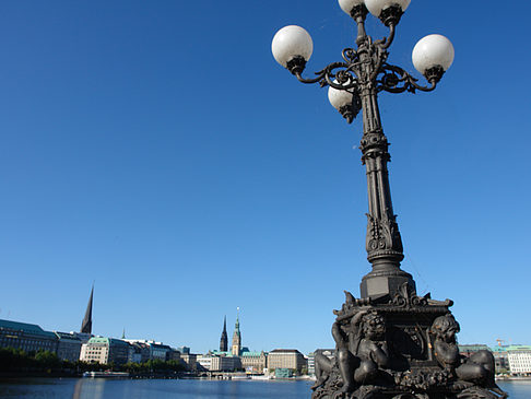 Fotos Laterne und Binnenalster | Hamburg