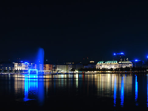 Fotos Binnenalster bei Nacht