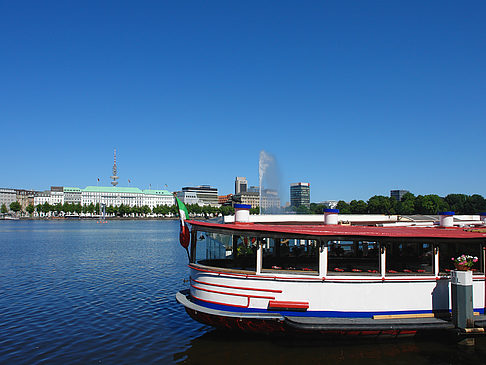 Fotos Schiffe auf der Binnenalster