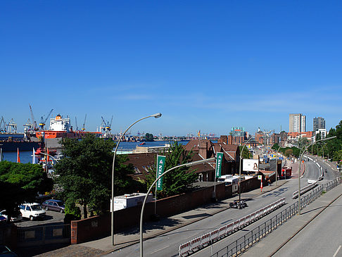 Foto Blick auf den Hafen