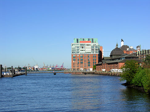 Foto Blick auf den Hafen