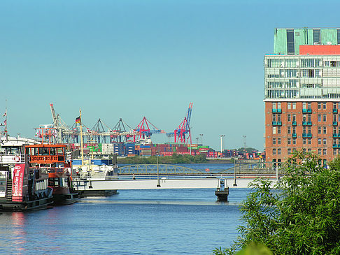 Blick auf den Hafen Foto 