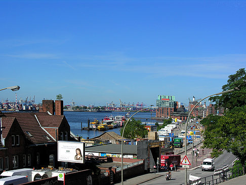 Blick auf den Hafen Foto 