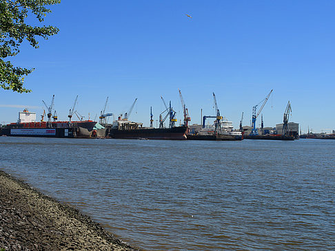 Fotos Strand im Hamburger Hafen | Hamburg