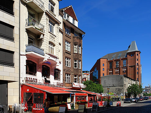 Foto Straßencafes am Hafen