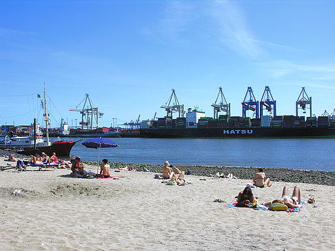 Fotos Strand und Hafen von Övelgönne | Hamburg