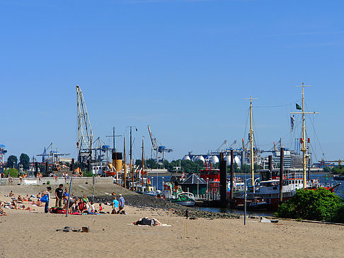 Fotos Strand und Hafen von Övelgönne | Hamburg