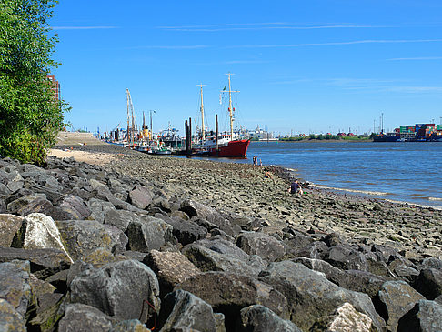 Fotos Strand und Hafen von Övelgönne | Hamburg