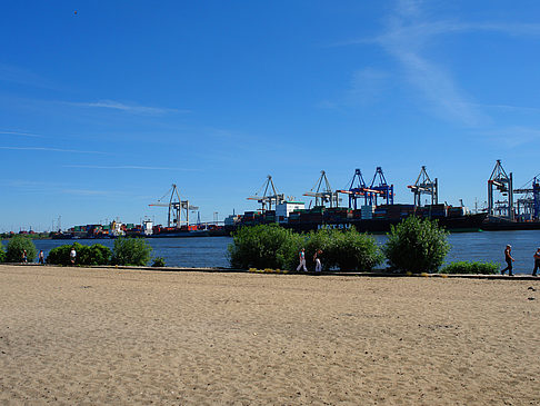 Foto Strand von Övelgönne - Hamburg