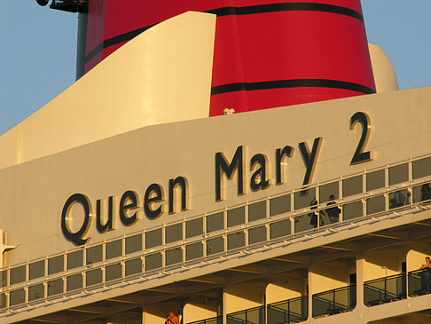 Queen Mary 2 Nahaufnahme