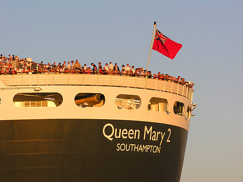 Queen Mary 2 Nahaufnahme