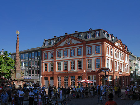 Haus zum Grimmvogel mit Liebfrauenbrunnen Fotos