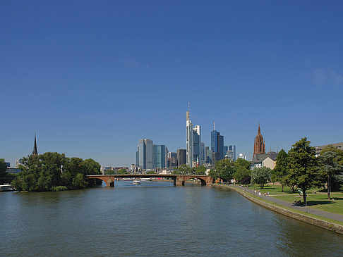 Foto Blick von Obermainbrücke - Frankfurt am Main