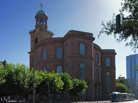 Foto Paulskirche mit Busch - Frankfurt am Main