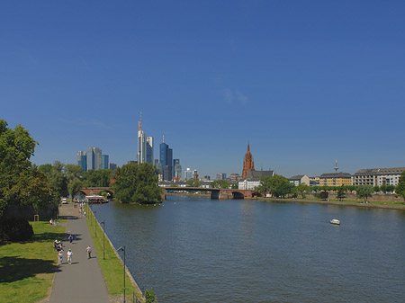 Skyline von Frankfurt Fotos