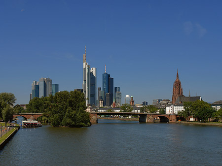 Skyline von Frankfurt Fotos