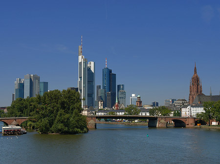 Foto Skyline von Frankfurt - Frankfurt am Main