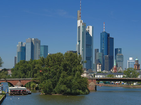 Skyline von Frankfurt Foto 