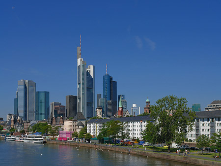 Skyline von Frankfurt Foto 