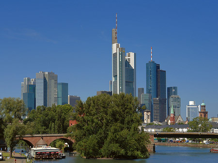 Skyline von Frankfurt Fotos