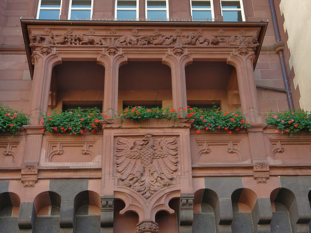 Foto Wahlspruch am Bürgersaalbau - Frankfurt am Main