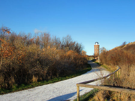 Straße zum Turm Foto 