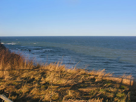 Foto Wiese mit Meer - 