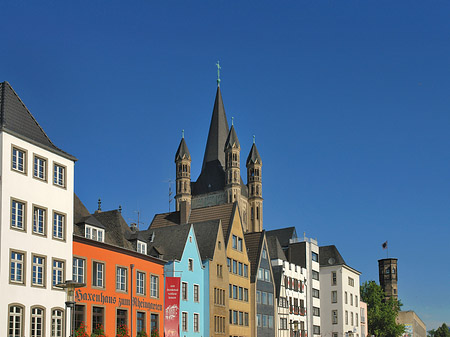 Groß St Martin hinter Fischmarkt Fotos