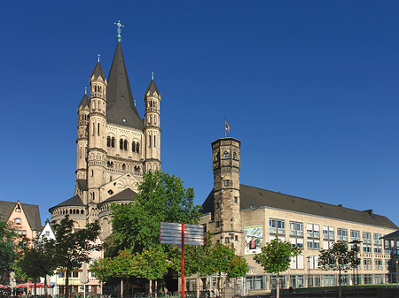 Schild vor Groß St.Martin