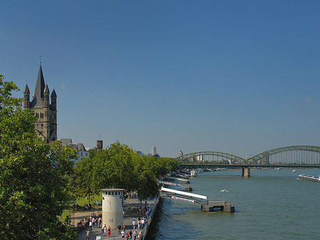 Foto Frankenwerft bis Hohenzollernbrücke - Köln