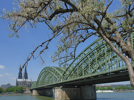 Hohenzollernbrücke am Kölner Dom Fotos