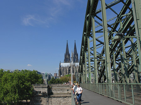 Fotos Hohenzollernbrücke beim Kölner Dom