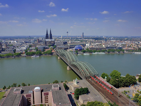 Hohenzollernbrücke und Kölner Dom Fotos