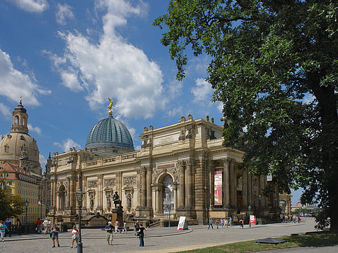 Foto Frauenkirche und Kunstakademie - Dresden