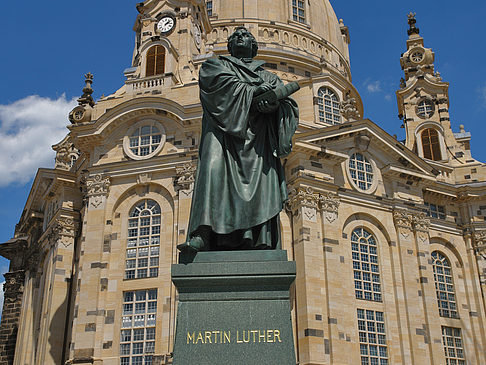 Foto Frauenkirche und Lutherdenkmal